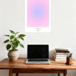 Change 555 Aura Gradient Poster