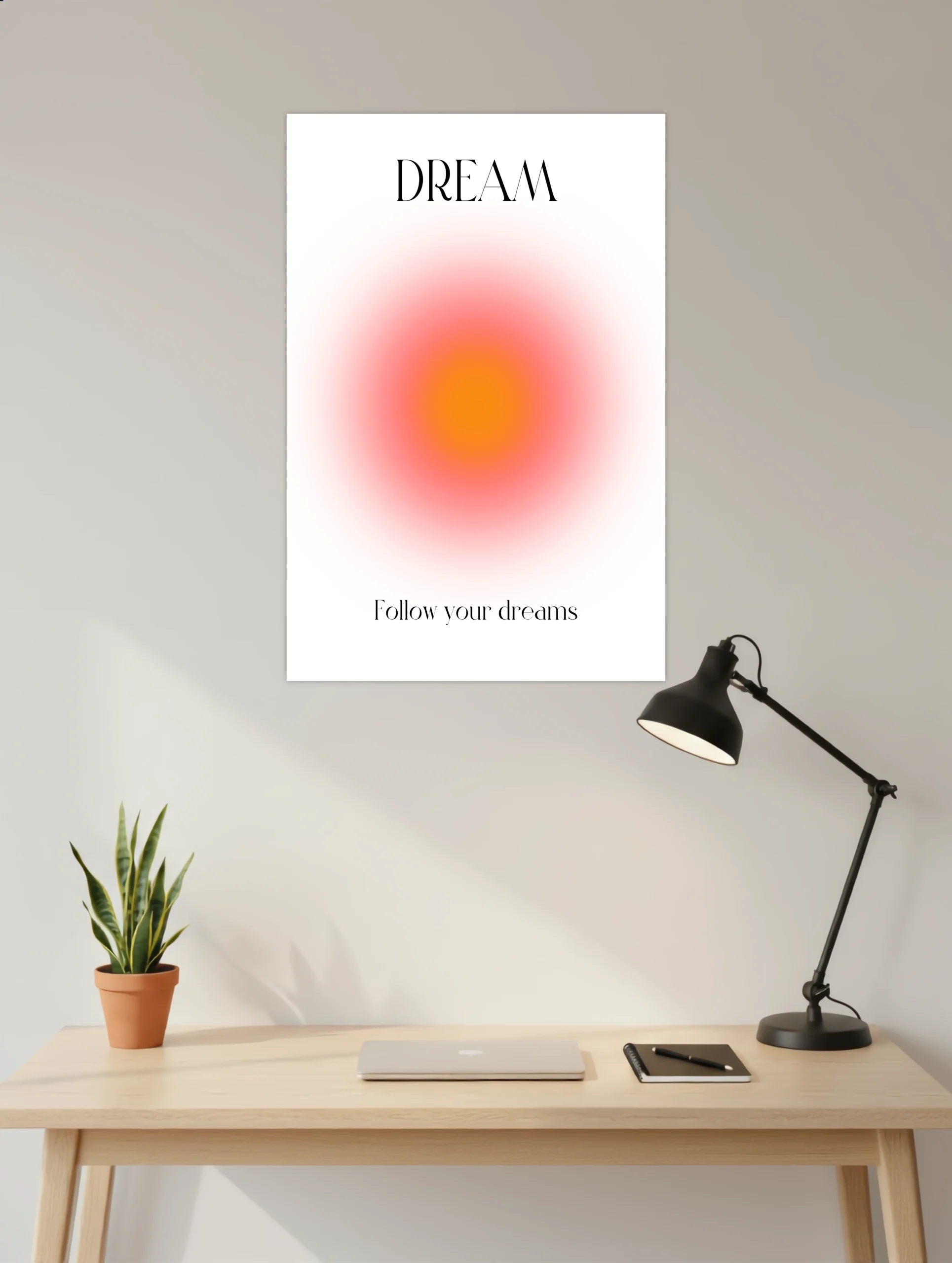 Dream Gradient Focus Aura Poster Dream Gradient Focus Aura Poster