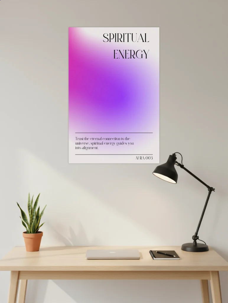 Spiritual Energy Aura Poster
