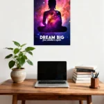 Dream Big Cosmic Meditation Poster