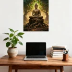 Roots of Enlightenment Nature Buddha Poster