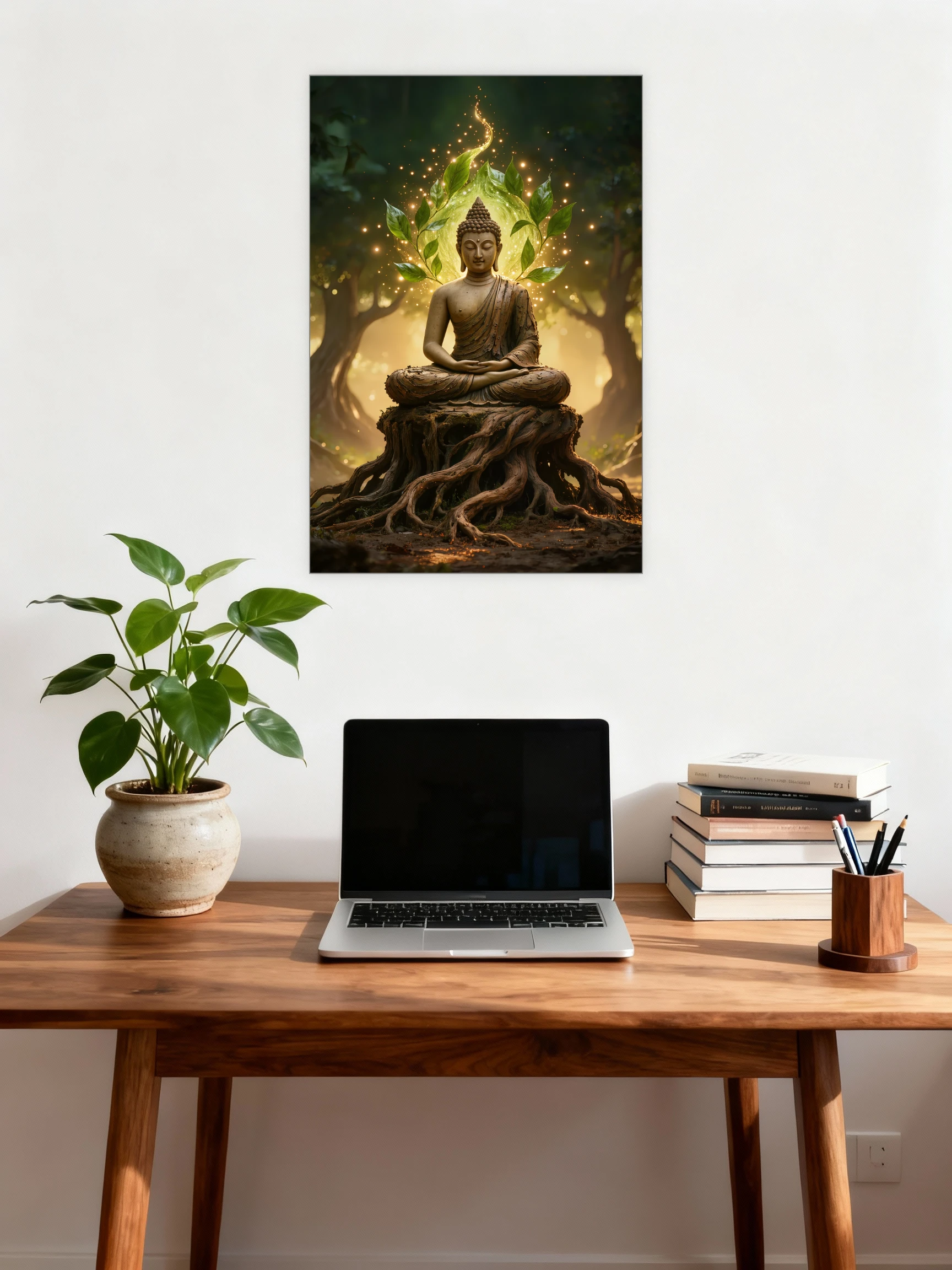 Roots of Enlightenment Nature Buddha Poster Roots of Enlightenment Nature Buddha Poster