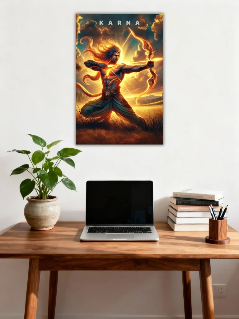 karna-warrior-mythology-poster-office-decor-mockup