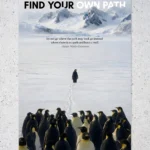 Nihilist Penguin – Find Your Own Path Poster WALL