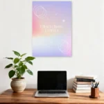 I Don’t Chase I Attract Pastel Manifestation Aura Poster