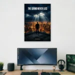 The Grind Never Lies Supportive Wall Art - Aurantara Collection