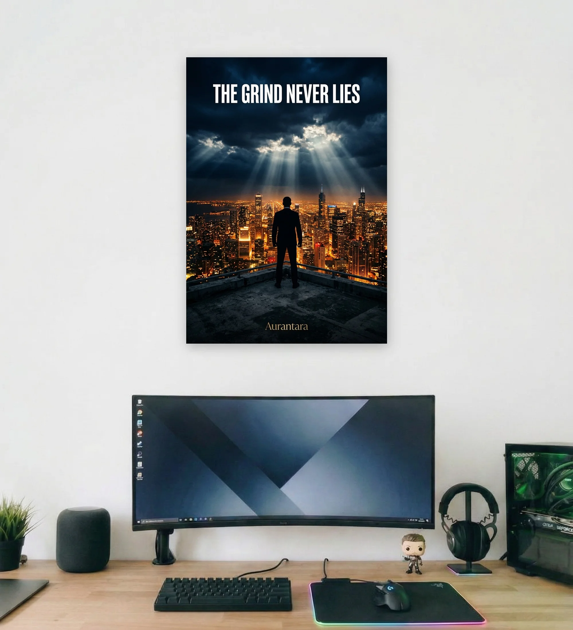 01_the_grind_never_lies_with_text_mockup_1 The Grind Never Lies Supportive Wall Art - Aurantara Collection