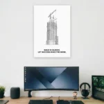 Build In Silence Supportive Wall Art - Aurantara Collection