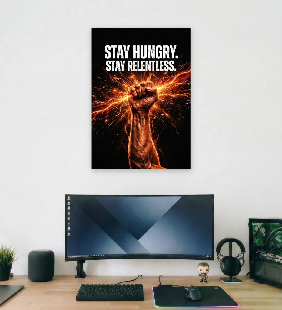 Hungry Supportive Wall Art - Aurantara Collection