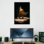 Midnight Work Supportive Wall Art - Aurantara Collection