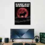 Lion Energy Supportive Wall Art - Aurantara Collection
