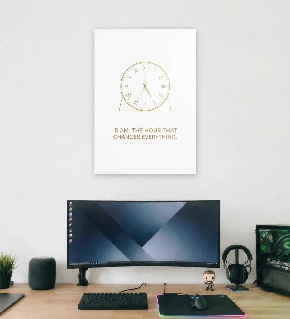 5 Am Club Supportive Wall Art - Aurantara Collection