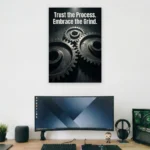 The Process Supportive Wall Art - Aurantara Collection