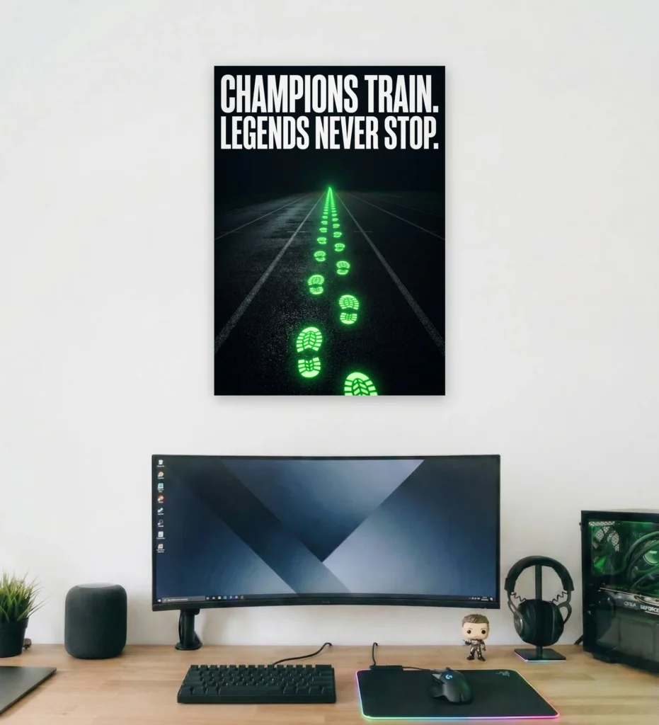 No Days Off Supportive Wall Art - Aurantara Collection
