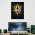 I Am Enough Supportive Wall Art - Aurantara Collection