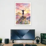 She Believed She Could Supportive Wall Art - Aurantara Collection