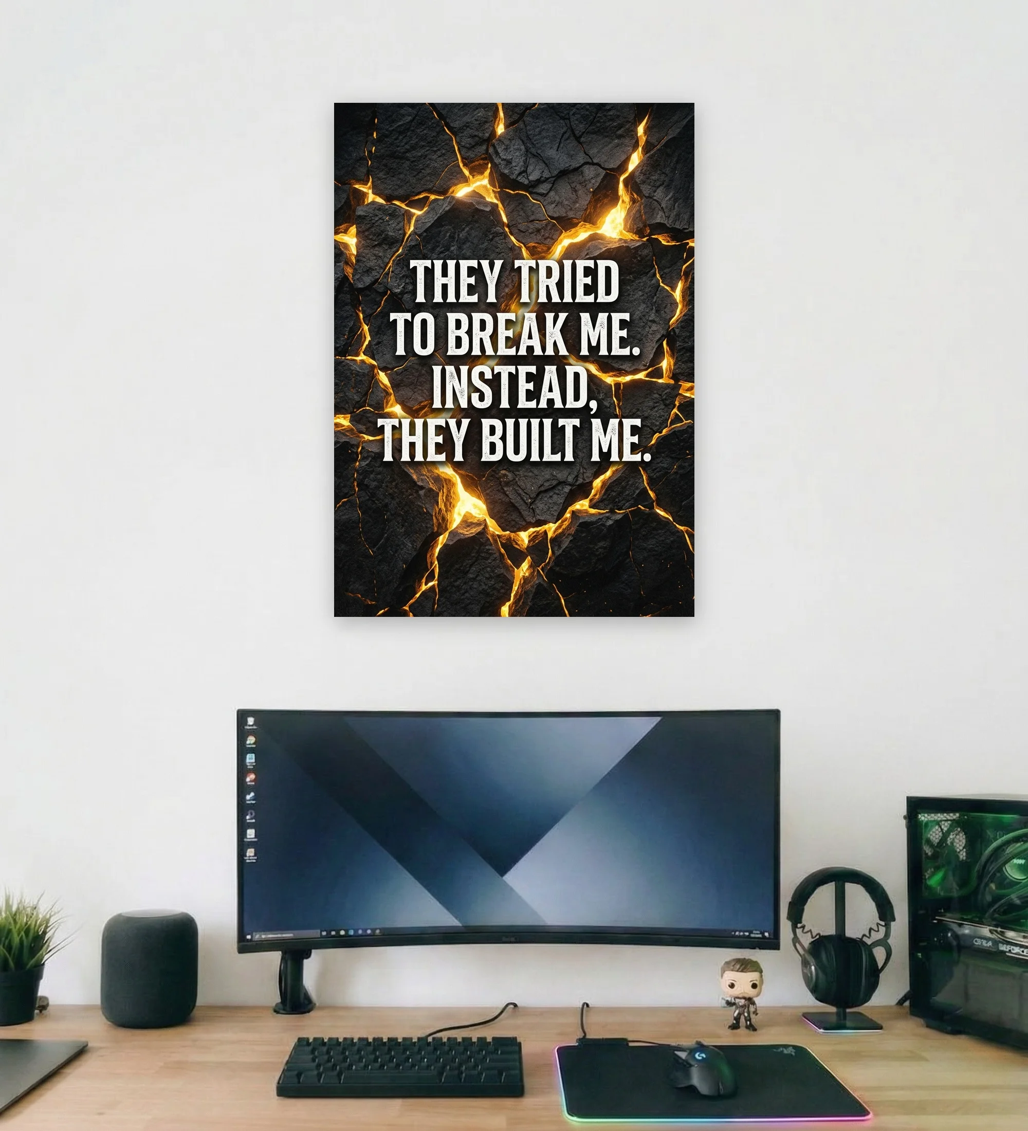 32_unbreakable_with_text_mockup_1 Unbreakable Supportive Wall Art - Aurantara Collection