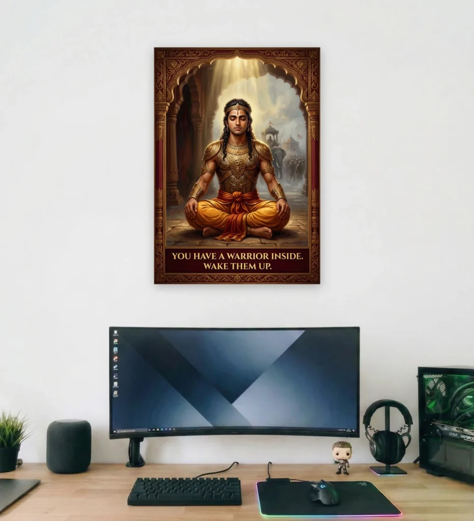 The Warrior Within Supportive Wall Art - Aurantara Collection