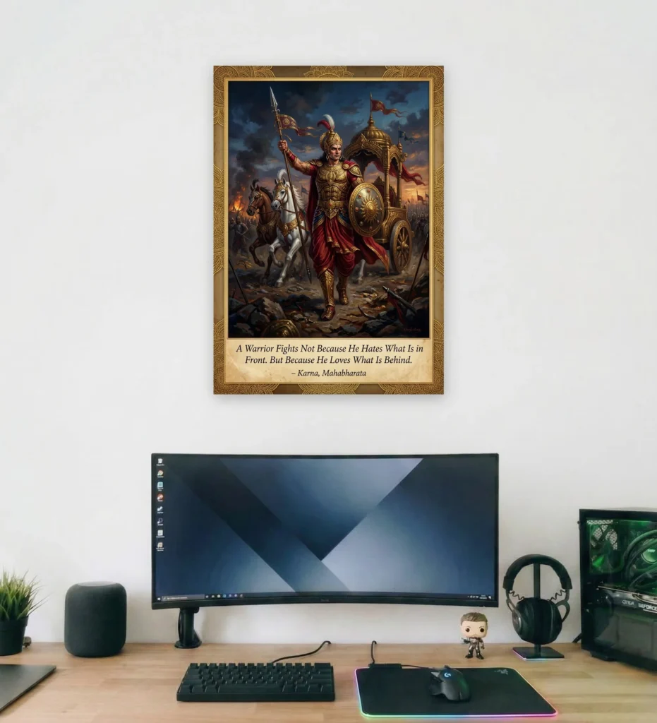 Kshatriyas Code Supportive Wall Art - Aurantara Collection