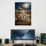 Arjuna Rises Supportive Wall Art - Aurantara Collection