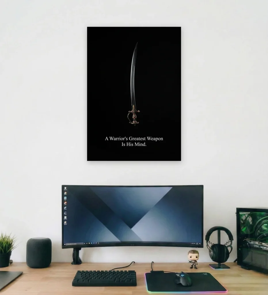 Sword Of Truth Supportive Wall Art - Aurantara Collection