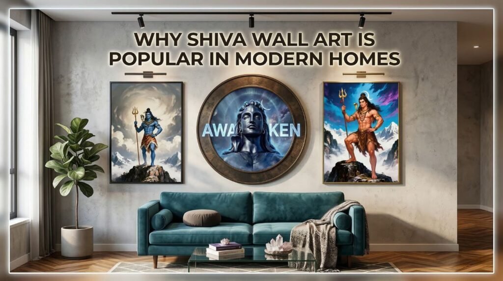 shiva wall art
