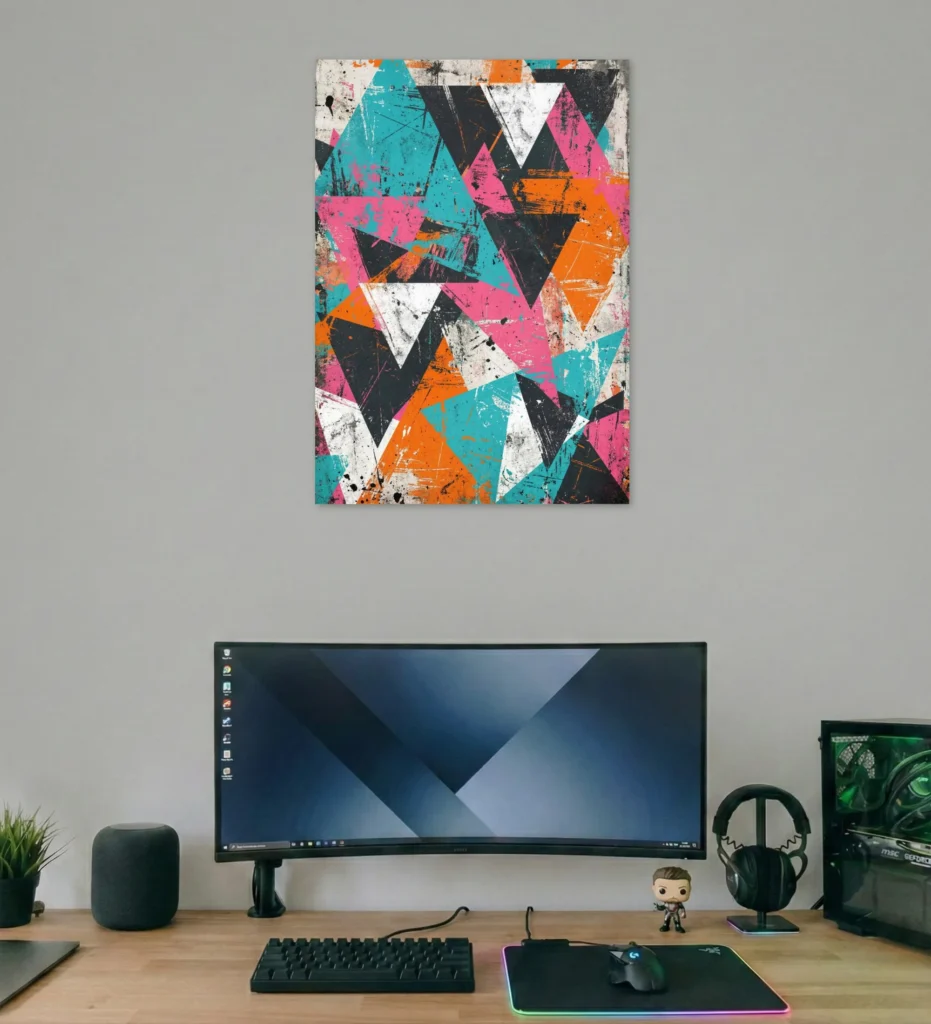 Urban Chaos Geometry Poster