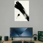 Zen Brushstroke Minimal Poster