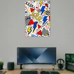 Retro Pop Energy Poster