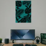 Midnight Tropics Minimal Poster