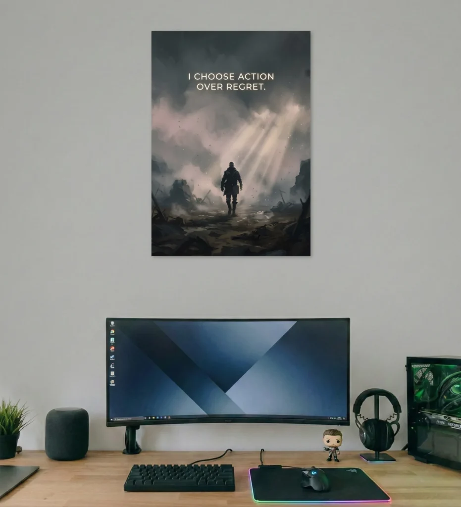 Title: Action Over Regret Poster