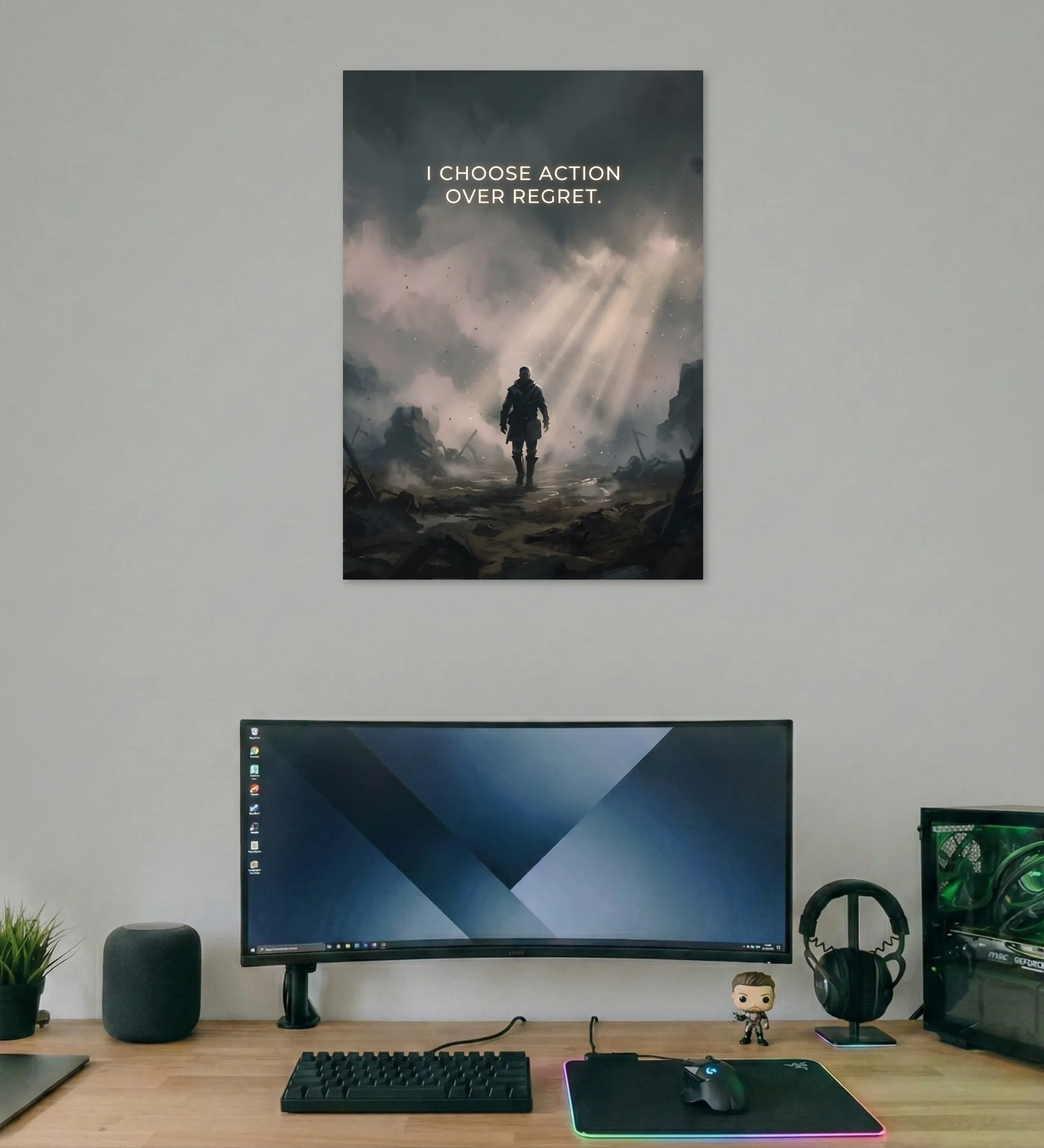 Title: Action Over Regret Poster Title: Action Over Regret Poster