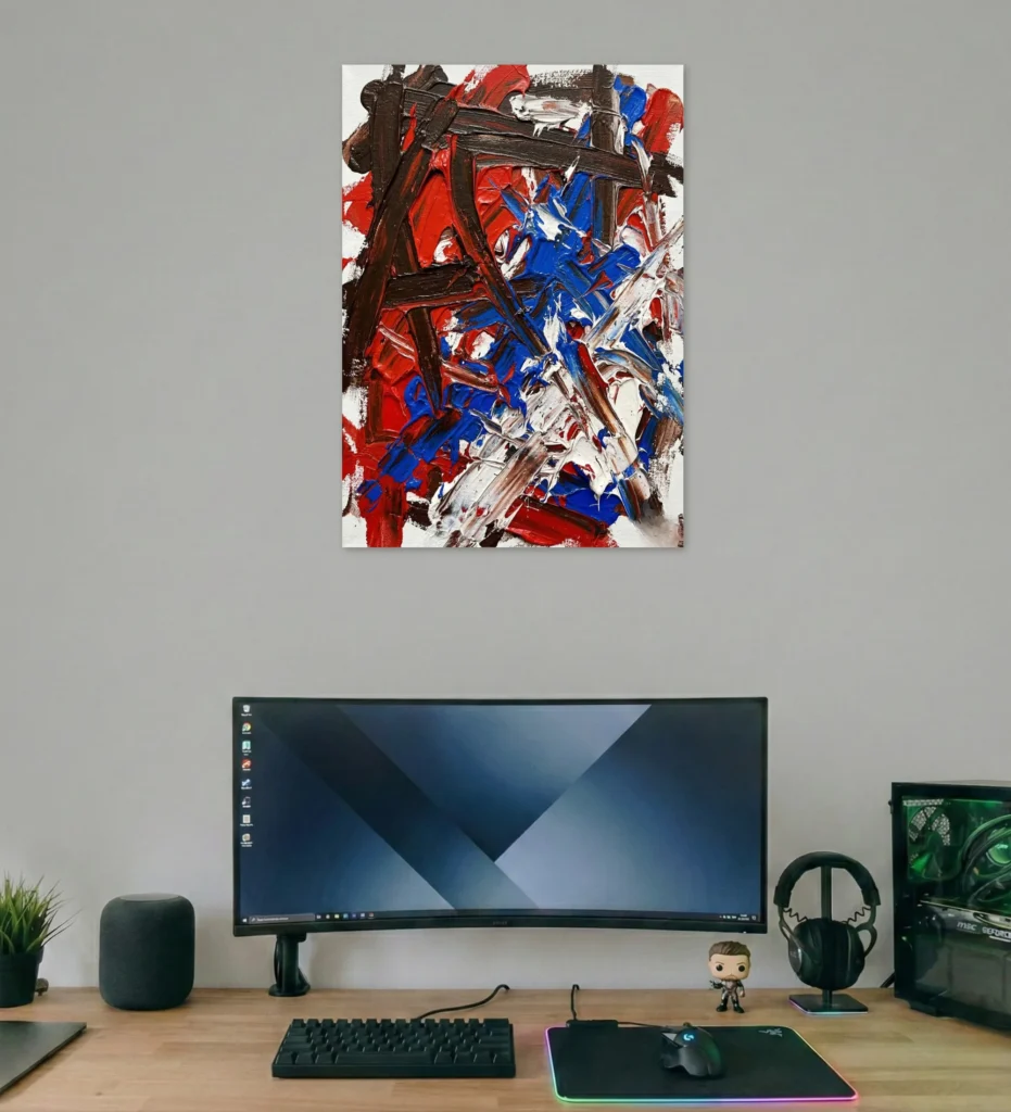 Bold Expression Abstract Poster