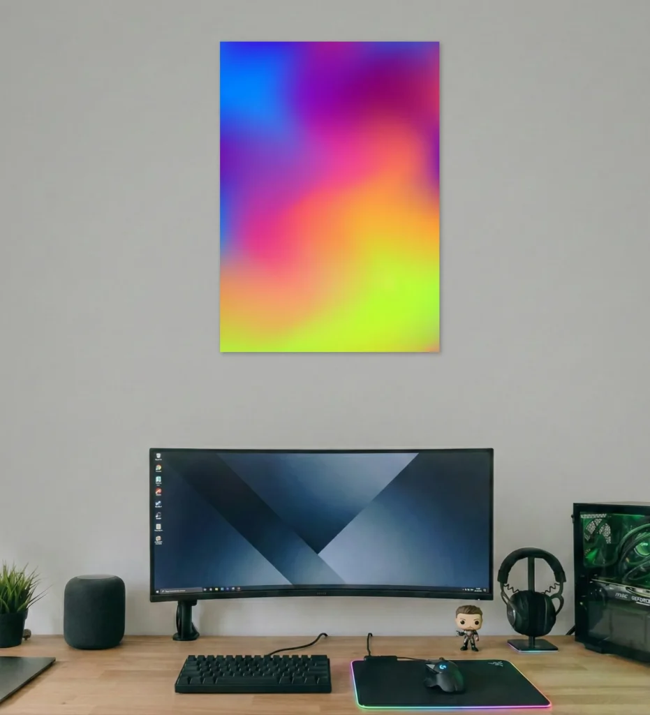 Spectrum Flow Gradient Poster