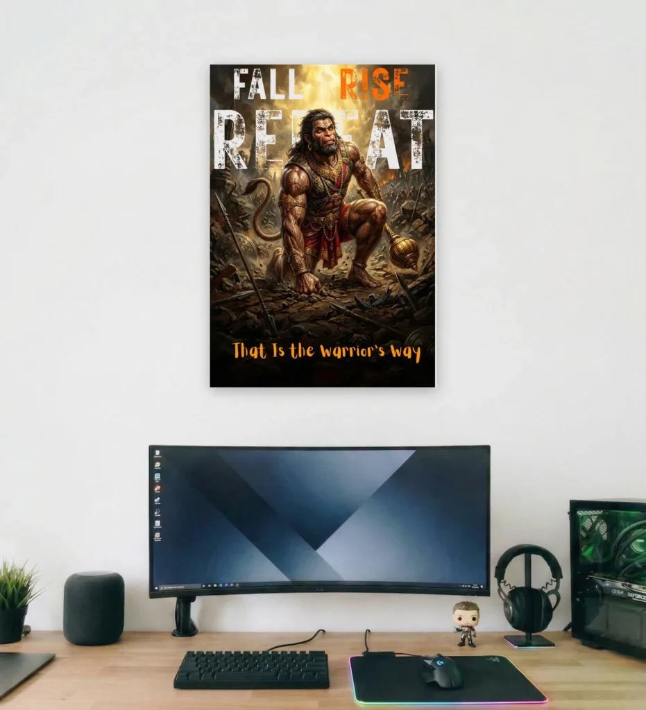 hanuman rise wake up poster