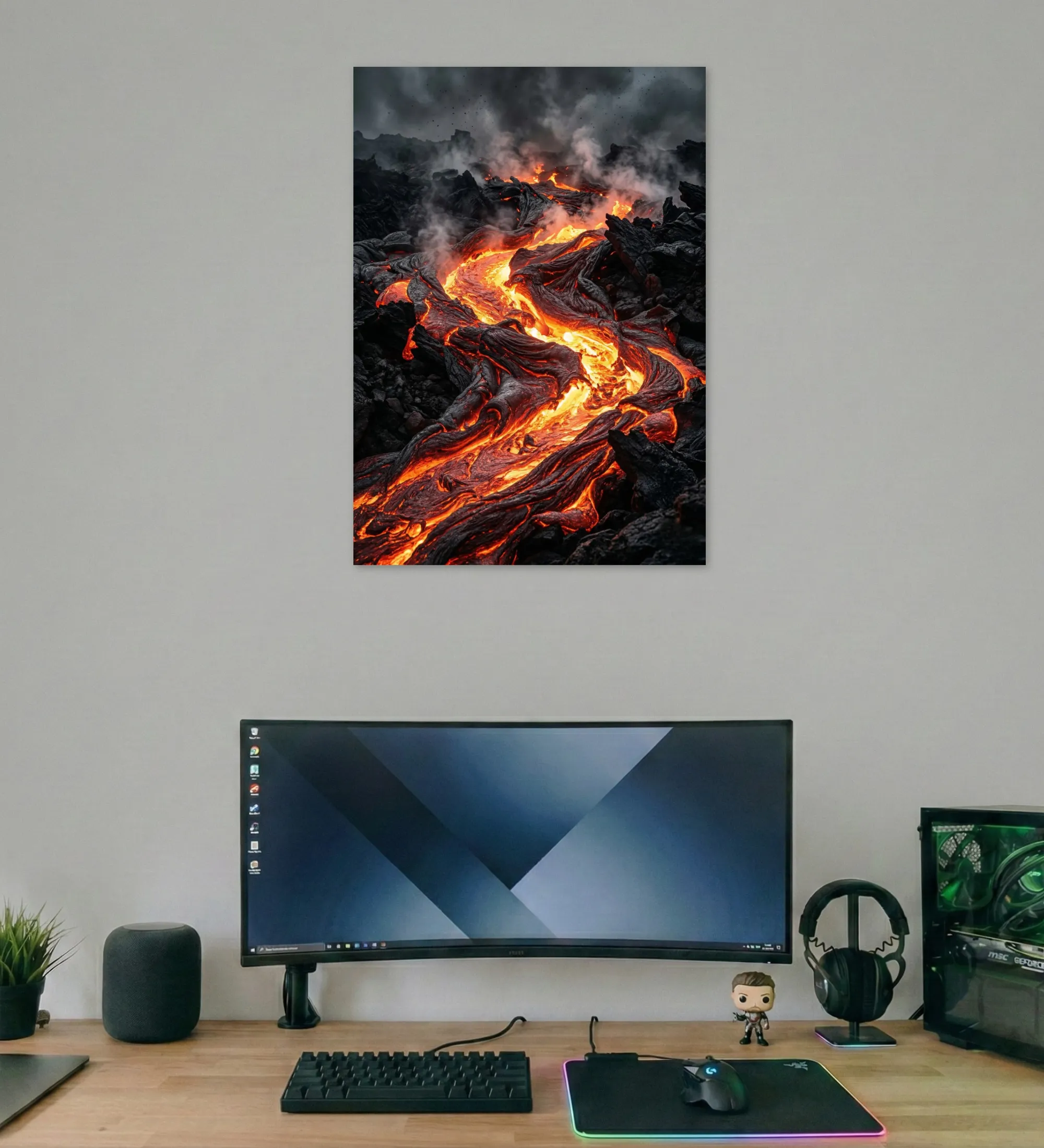 Molten Flow Lava Energy Poster Molten Flow Lava Energy Poster