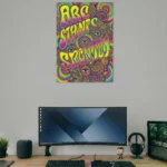 Stay Curious Psychedelic Art Poster