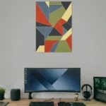 Modern Geometric Shapes Art Poster